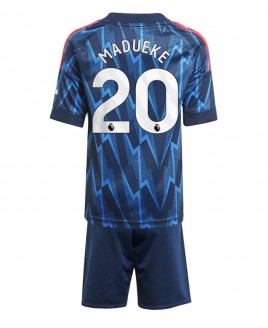 Günstige Arsenal Noni Madueke #20 Auswärts Trikotsatzt Kinder 2025-26 Kurzarm (+ Kurze Hosen)